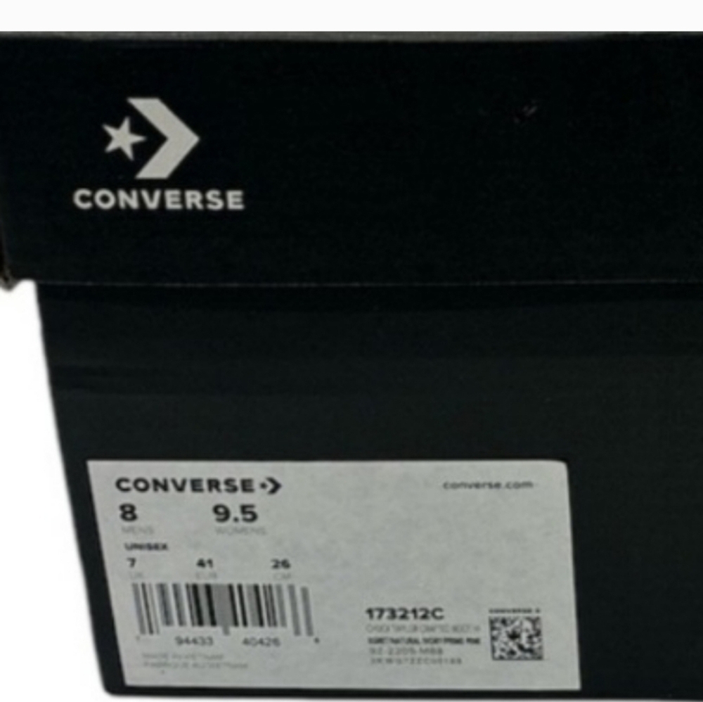 Converse Chuck Taylor, Crafted Boot (Unisex) EGRET, Size Women's 9.5 /  Men's 8. - Picture 8 of 14